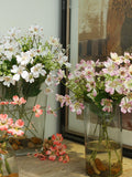 Dogwood Flower Blossom Stem, Silk Cornus Flowers, Artificial Flowers, Home Floral Decor, Wedding Party Arrangement Centerpiece, for Bouquet silk flower