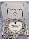 Sympathy Heart Bereavement Gift , Condolences Gift Box sympathy flower