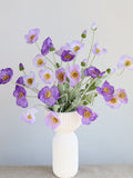 23" Artificial Flowers, Faux Poppies, Fake Flowers, Silk Flowers, Faux Flowers, Poppies /Home Decoration/Gift/Purple flowers silk flower