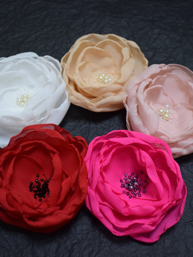 Silk flower lapel pin brooch tender jewelry for Mother, Sister, Wife or Daughter gift silk flower