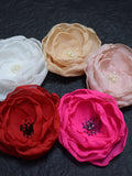 Silk flower lapel pin brooch tender jewelry for Mother, Sister, Wife or Daughter gift silk flower