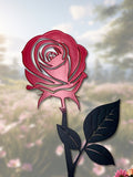 Rose Metal Flower | A Timeless Gift for every girl | Perfect and Unique Gift for Anniversaries and Birthdays | Symbol of Love | Gift for her ANNIVERSARY