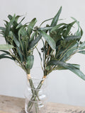 Green Eucalyptus Willow, Willow Seeded Eucalyptus Stem, High Quality Artificial Plant, Greenery/Wedding/Home Decoration/Gifts faux plants