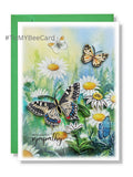 Daisy Garden Sympathy Card, Sympathy Greeting Card with Envelop, Daisy Quilling Card,Handmade With Deepest Sympathy Card Loss of Loved One sympathy flower