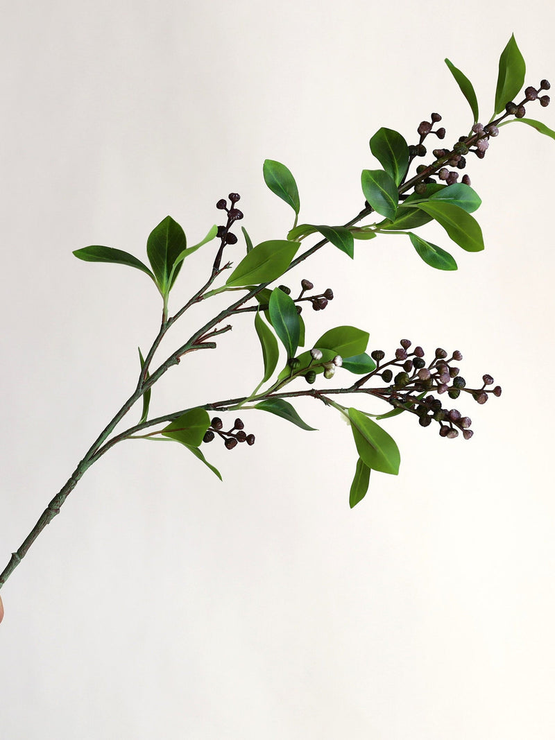 30.3" Seeded PokeBerry Branch, Artificial Faux Plant Stems, Home Decor/Plants for Bouquet/Wedding/Gift faux plants
