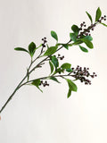 30.3" Seeded PokeBerry Branch, Artificial Faux Plant Stems, Home Decor/Plants for Bouquet/Wedding/Gift faux plants