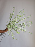 39"Mini White Blossom Artificial Flowers, Faux Flowers, Fake White Flowers/Fake Plants/Silk Flowers/Garden Flower Gift faux plants