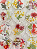 COASTERS From The AUSTRALIAN BUSH - heat resistant drink coaster, beverage, wedding gift, gift from Australia, house warming gift, wattle house warming flower