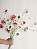 26" Artificial Poppy, Silk Wildflowers, Silk Poppy, Artificial Faux Flower, Faux Wildflowers/Home Decoration/Gift/Kitchen Decorations silk flower