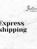 Express delivery, standard delivery upgrade - DelizaBridal, wedding dresses, bridal robes, bridal accessories FLOWER DELIVERY