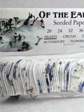 Seed Paper Hearts - 1.75" x 1.5" - Wildflower Cotton Petal Recycled  - Set of 50, 100, or 400 flower seeds