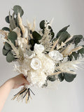 Wildflower Wedding Bouquet, Colorful Meadow Flowers, Cottagecore Bridal Arrangement, Spring Summer Boho, Daisy Lavender - The Meadow Bouquet