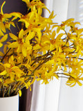 20" Yellow Forsythia Bundle: Silk Flower Arrangement, DIY Wedding silk flower