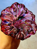 Hand Sculpted Glass Flower: Custom Botanical Art birthday flower