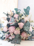 Bouquet TAORMINE made of blush eternal rose and peonie for home decoration or romantic bridal bouquet, preserved flowers for spring bouquet Bouquet