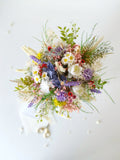 Large Artificial Wildflower Bouquet: Meadow Bridal Bouquet Bouquet