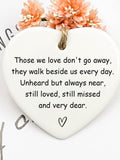 Sympathy, Sympathy Gift, Those We Love Don't Go Away, Bereavement, Bereavement Gift, Family Loss, Memorial Gift, Beautiful Memorial Quote sympathy flower