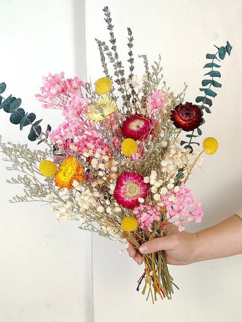 mixed flower bouquet for vase_dried flower arrangemen_natural flower bouquet_home decor_desk ornaments_wedding centerpiece decoration FLOWER DELIVERY