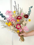 mixed flower bouquet for vase_dried flower arrangemen_natural flower bouquet_home decor_desk ornaments_wedding centerpiece decoration FLOWER DELIVERY