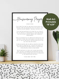 Housewarming Prayer Printable Wall Art Christian Home Decor Print Prayer Poster Housewarming Gift New Home Or Apartment house warming flower