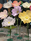 Customizable Giant Paper Silk Flowers Oversized Flowers for Events silk flower