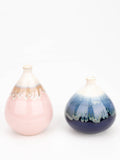 Handmade Mini Ceramic Vase: Dripping Glaze Pottery, Dry Flower Vase house warming flower
