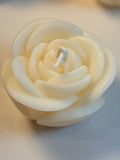 Rose Candle Custom colour & scent flower Candle Natural Soy wax Handmade gift House warming gift Home Decor  Handmade Candle minimalist house warming flower