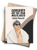 Pop Culture Housewarming Card - Funny Congratulations Card for First Time Homeowners, Couples, Best Friends house warming flower