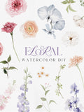 Calm BLOSSOM, Watercolor Flower PNG, Watercolor Clipart, Flower PNG, Boho Clipart, Wedding Flower, Watercolor Floral Love Romance Flower