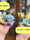 Bloomlings: Flower Sprite Crochet Pattern Bundle flower spore
