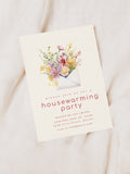 Floral Housewarming Invitation: Spring Summer Envelope (Instant Download) house warming flower
