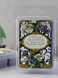Felicitation Scented Wax Melts Clamshell - Language of Flowers Collection: Lilac, Wheat, Heather, Clover, Bay Laurel house warming flower