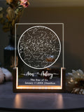 Personalized Star Map Night Light, Custom Night Sky, Anniversary Gift ANNIVERSARY