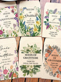 Personalized Thank You Seed Packets/Seeds of Gratitude/Team Appreciation Gift/Gratitude Wildflower Seed Packet/Realtor Gifts/Gift for Guests seeds bulk