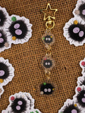 Soot Sprites Dangling Keychain flower spore