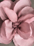 Silk chiffon flower brooch silk flower