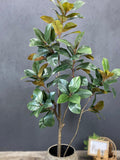 Artificial Magnolia Tree: Realistic Silk Plant, Home or Office Decor faux plants
