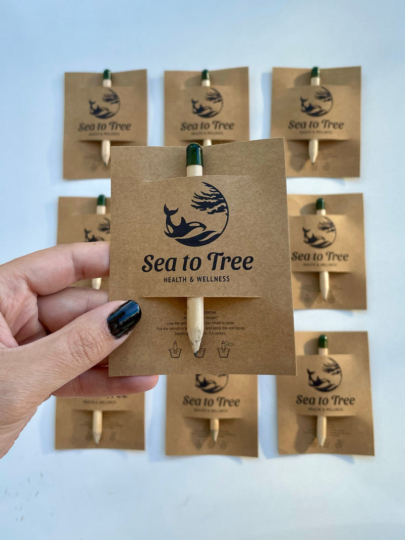 Personalized Seed Pencil Favors: Plantable Company Gift seeds bulk