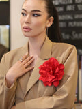 Flower Brooch, 3-in-1, Rose Pins, Flower choker , Flower Pin accessories silk flower