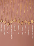 Birth Flower Necklace ¥ Personalized Floral Pendant Charm - Solid 14k, Gold Filled, Sterling Silver or Rose Gold ANNIVERSARY
