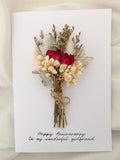 Happy Anniversary for wife Card, Happy First Anniversary Card, Flower Anniversary Card, Girlfriend, Anniversary, Card for girlfriend, ANNIVERSARY