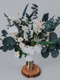 Daisies Bridal Bouquet/EucalyptusBouquet/White and green bouquet/ Wedding Flowers for Bride/Bridesmaids bouquet/Wildflowers bouquet Bouquet