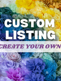 Custom Color Fabric Flower Grab Bag: DIY Millinery Embellishments silk flower