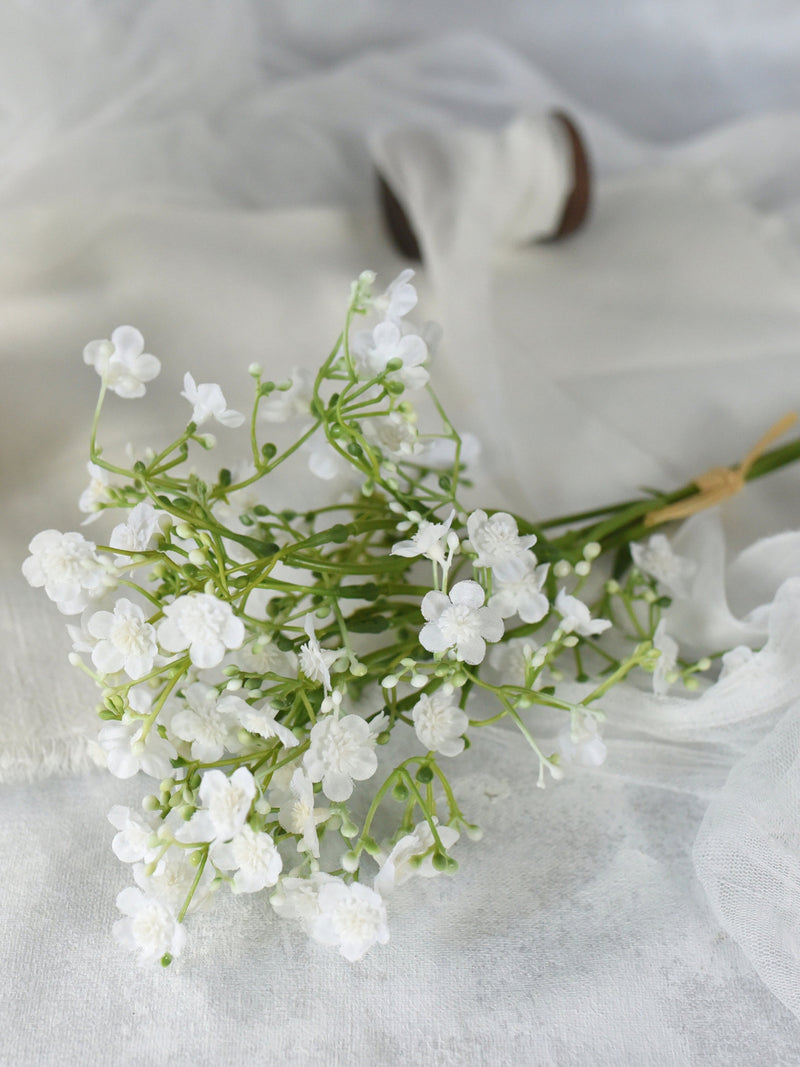 Set of 3 - Faux White Baby's Breath Gypsophila Spray / Artificial Flower / Foliage / Wedding / Bouquet / Home decoration / Decor /Gifts/ DIY FLOWER DELIVERY