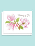 Heartfelt Condolences Card - Sympathy Note with Magnolia Flowers sympathy flower