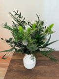 handmade green bouquet_dried natural holding bouquet_Bridesmaids Bouquet_wedding bouquet_flower arrangement_home decoration_gift for her Bouquet