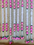 5ft Jasmine Garland Ð Wall Hanging, Artificial Flower Decoration for Wedding & Home Decor house warming flower