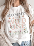 Mommy of the Wild One Wildflower 1st Birthday Girl Shirts for Family Wildflower Birthday Outfit Floral 1st Birthday Boho Wildflower Family birthday flower