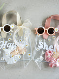 Personalized Daisy Flower Girl Gift Bag: Custom Wedding Favor wedding flower
