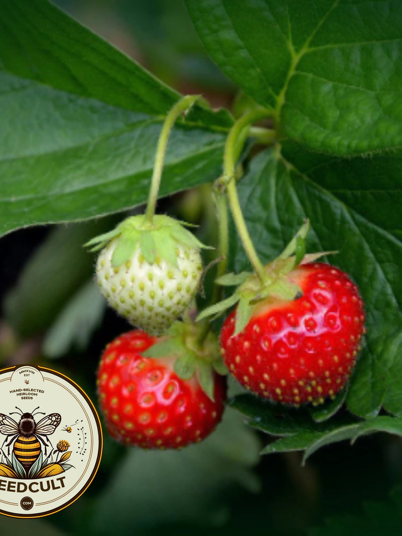 Bulk Organic Alpine Strawberry Seeds, Wild, Baron, Fragaria Vesca FR011C seeds bulk